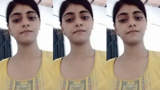 Cute Young Slim Girl Showing Fingering