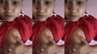Desi Horny Gf Squeezing Perky Tight Boobs
