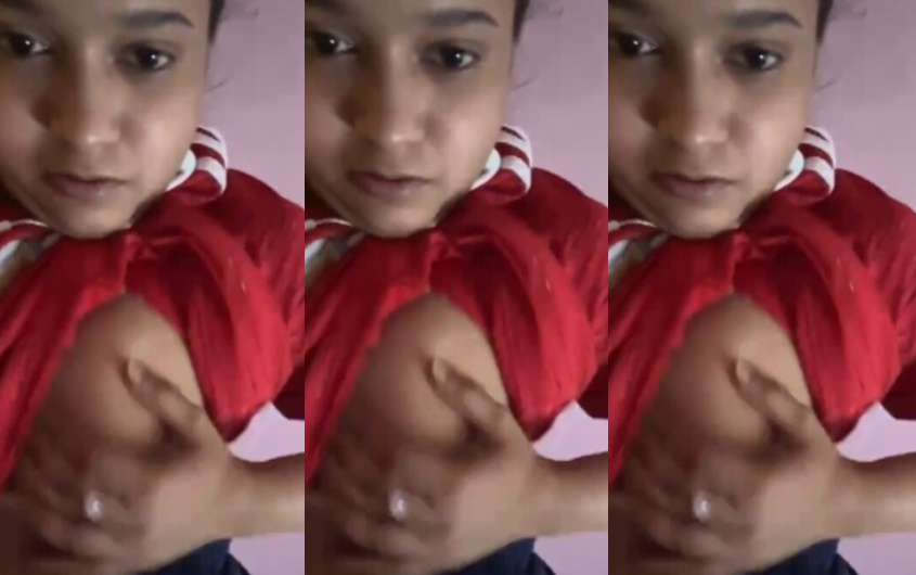 Desi Horny Gf Squeezing Perky Tight Boobs