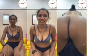 Indian Girl Showing Her Big Ass