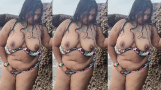 Sexy Chubby Tanker Nude On Beach & Threesome Fuck Update