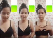 Shy Girlfriend Showing On Video Call
