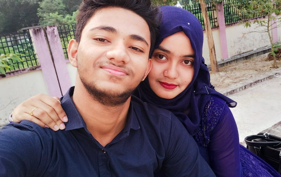 Cute Beautiful Bangladeshi Young Hijabi Gf Stripping On VC For Bf