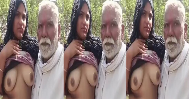 Indian Old Man Outdoor Enjoying With 2 Aunty – 4 Clip’s
