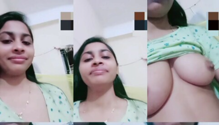 Shy Girl Tara Showing For Boyfriend On Video Call – 3 Clip’s