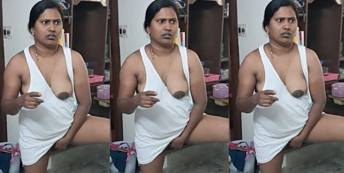 Tamil Wife Changing Dress Boobs Pressed By Husband