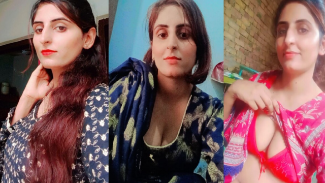 Beautiful Pakistani Village Bhabhi Boobs & Pussy Show