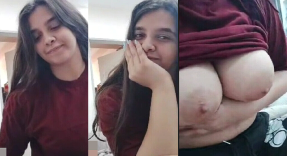 Beautiful Shy Girlfriend Showing On Video Call