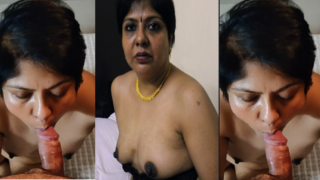 Desi Milf Giving Blowjob