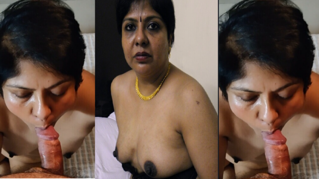 Desi Milf Giving Blowjob