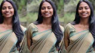 Sexy Slim Tamil Dusky Girl Perky Round Boobs Captured