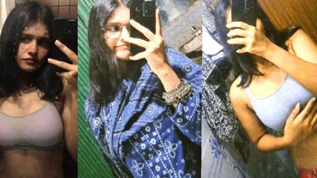 SEXY SLIM YOUNG BANGLADESHI GIRL PINCHING NIPPLES & FINGERING JUICY PUSSY