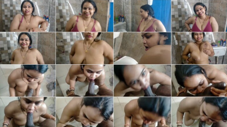 Sexy Tamil Wife Giving Blowjob Riding Hard Doggy Style Fucking Moaning