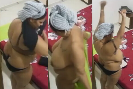Tanker Bhabhi After Bath Changing Dress & Hard Fucking With Husband